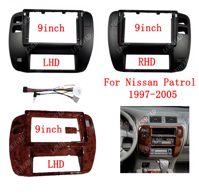 Suitable for 1997-2005 Nissan Patrol/ Patrol Nissan Patrol Android Navigation Versatile Panel Frame