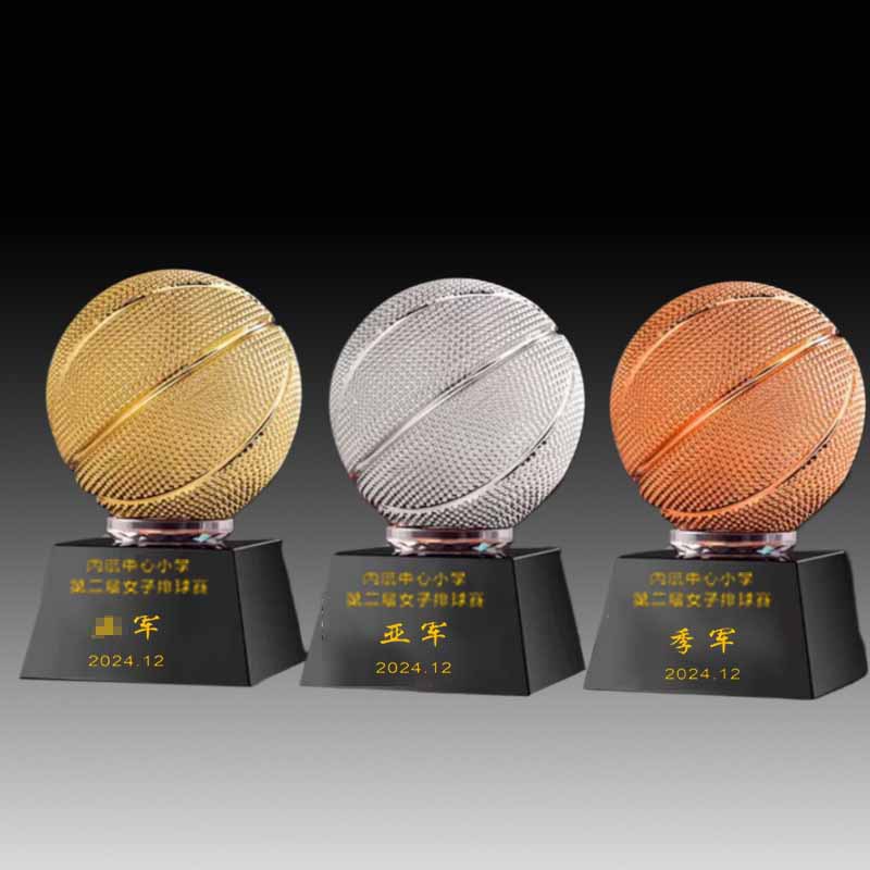 Trofeos de baloncesto gigantes, oro, plata, bronce, competencia deportiva MVP, premios creativos, trofeos de resina grabados al por mayor