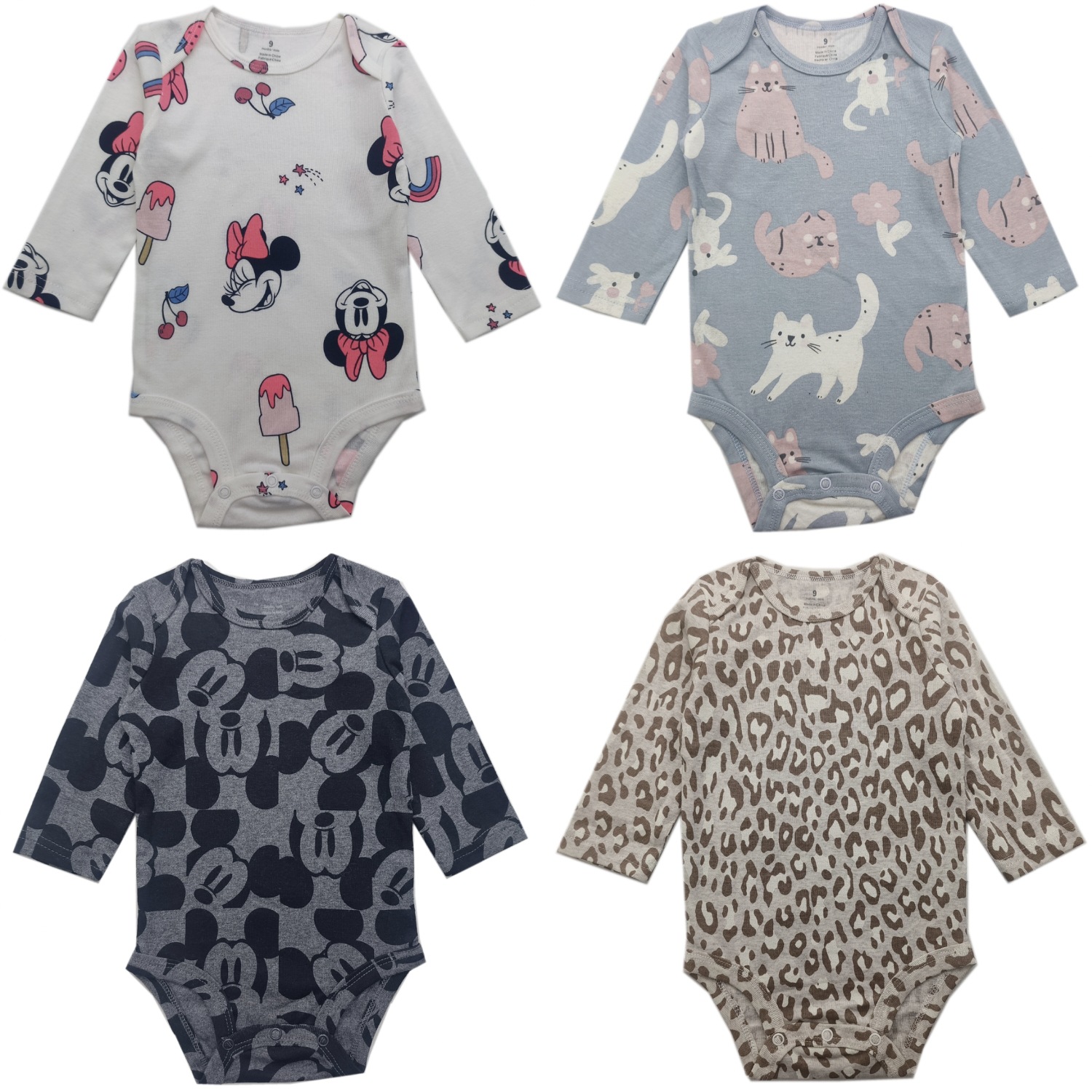 Boys and Girls, Infants and Young Kidsren, Pure Cotton Floral Cartoon One-Piece Envelope Bag, Export Long-Sleeved Triangle Robe