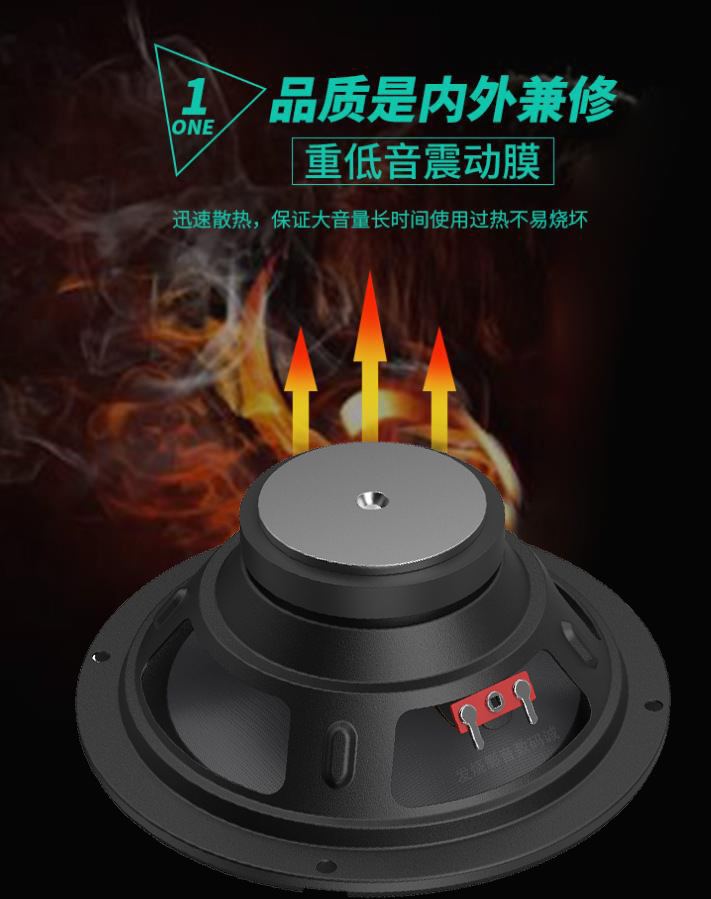 Factory Cross-Border 6.5/8/10/ 12inch Car Subwoofer Ktv Bucket Speaker DIY Speaker Heavy Bass Subwoofer