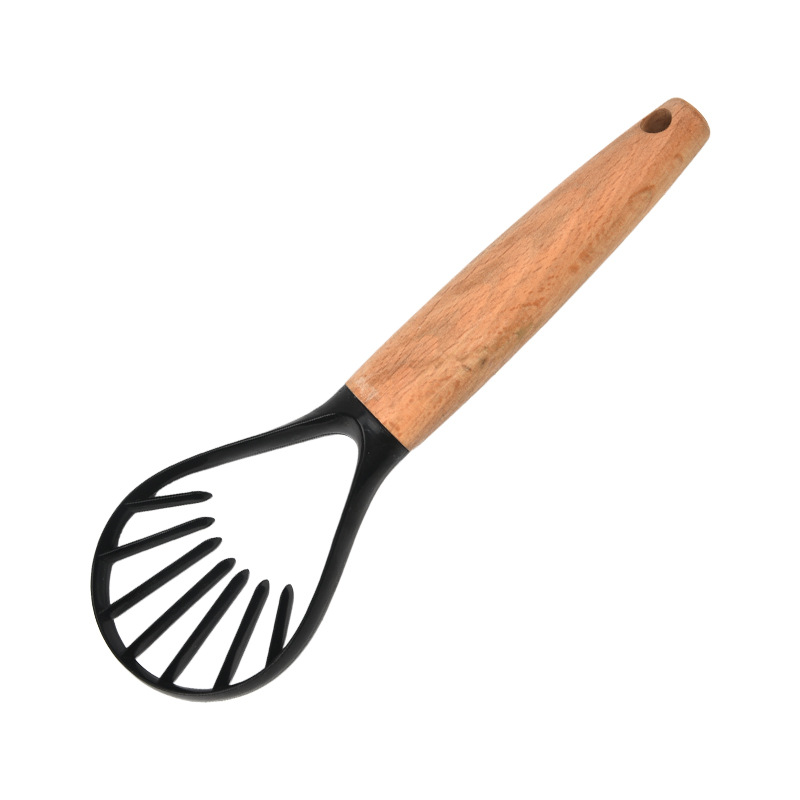 Mango de madera queso pala pizza cuchillo rodillo raspador cuchara de helado cuchillo de peeling sacos de cocina gadget set