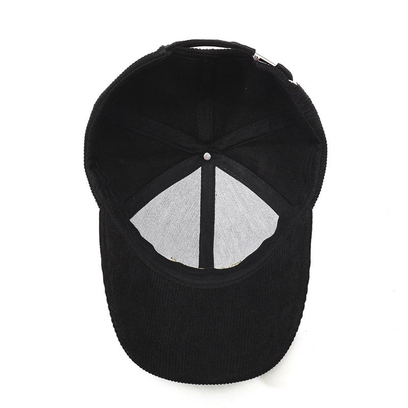 Vielseitige Baseballkappe Aus Cord Für Damen Und Herren Winter_voghion.com