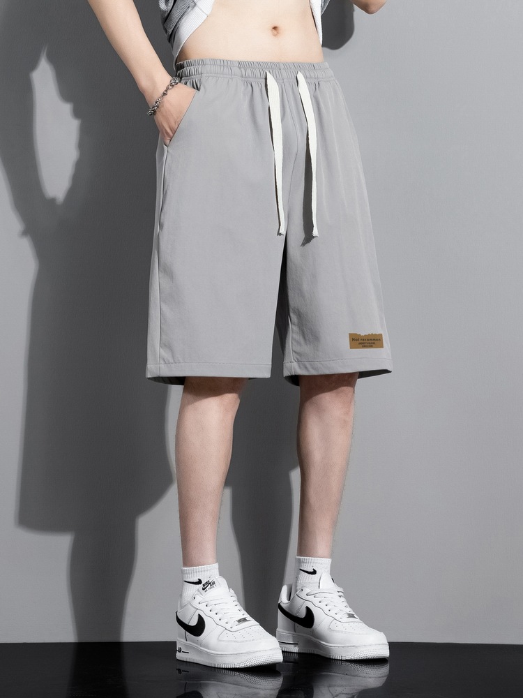 Pantalones Cortos Deportivos Estampados para Hombre de Poliéster para Verano