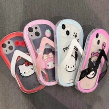 适用苹果13手机壳iPhone12人字拖鞋11promax网红14xsxr全包78plus
