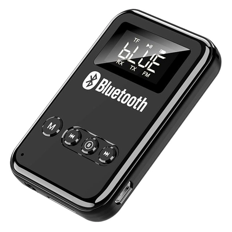 Трансграничная частная модель патент Bluetooth 5,0 приемник-передатчик два-в-одном адаптер компьютерный визуальный динамик автомобильный FM