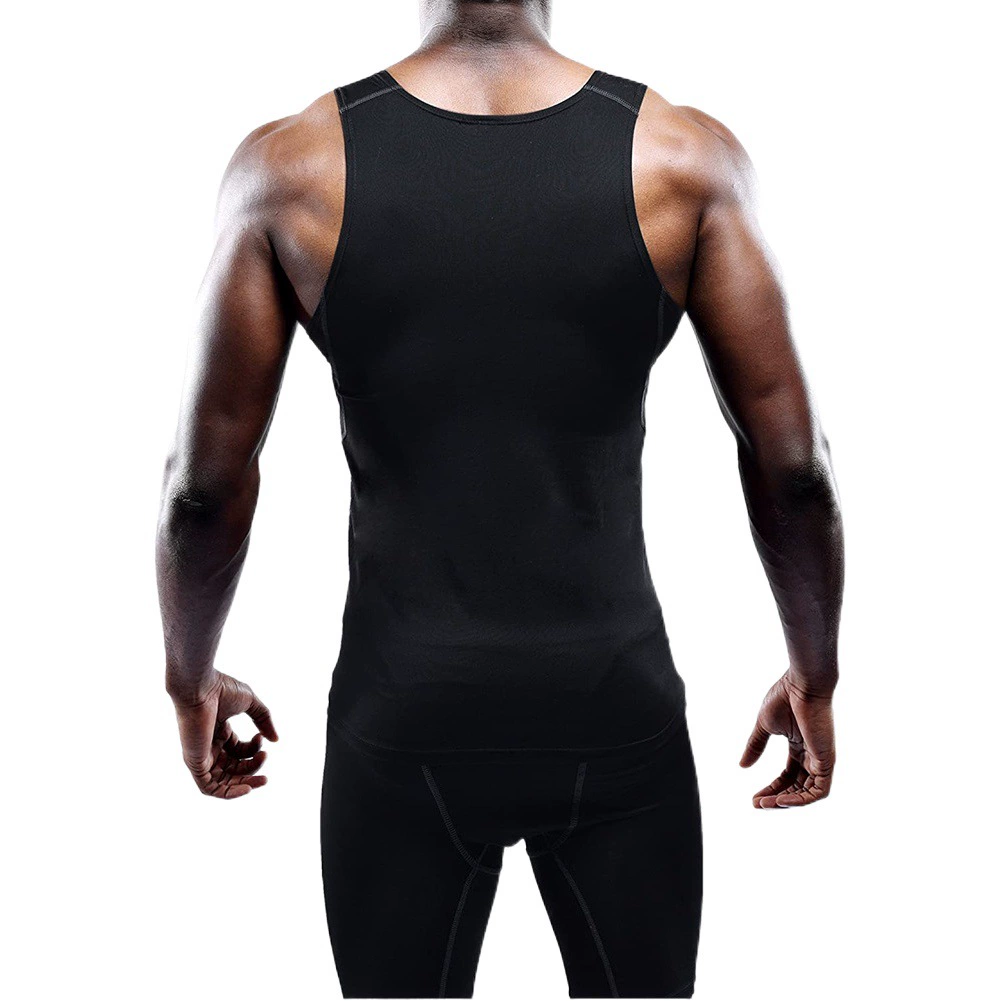 Amazon Men PRO Tight Vest Баскетбол Тренировки Открытый Бег Фитнес Быстросохнущий Спортивный Жилет Топ