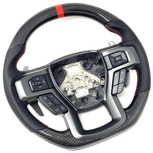 Factory wholesale suitable for Ford F150 carbon fiber steering wheel modification and processing Ford Raptor carbon fiber steering wheel