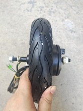 新澳瑪 10寸無刷輪轂電機24V36V48V500W電動滑板車鼓剎電機蜂窩胎