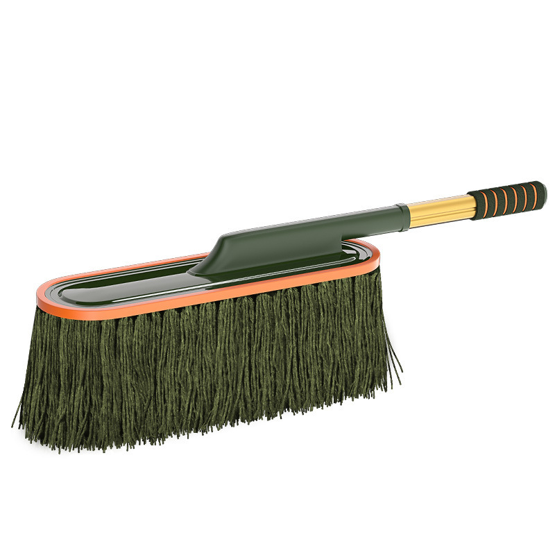 Green ★Aluminum alloy retractable wax brush (OPP packaging)
