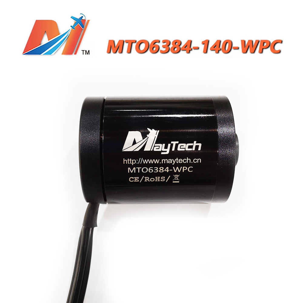 Maytech6384 waterproof motor 5KW Marine 140KV electric hydrofoil SUP board hydrofoil booster propulsion motor