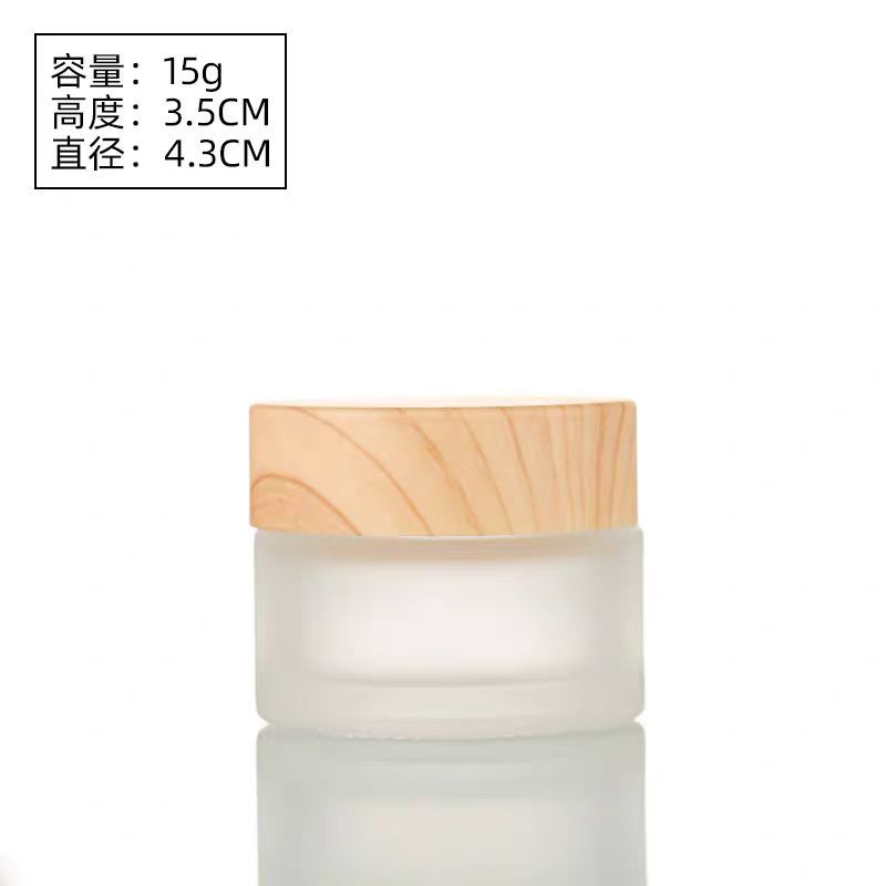 Botella de aerosol de botella de emulsión de vidrio 20ml - 120ml presiona botella dividida botella de vidrio cosmético mate image 9