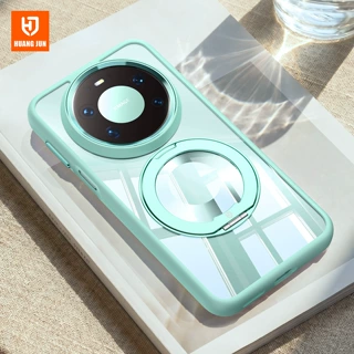适用华为mate80promax手机壳mate70pro/mate60磁吸带支架透明防摔