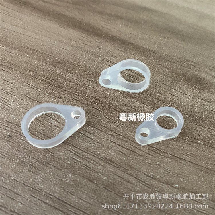6/9/11mm圆形高弹性透明耳背助听器防丢绳子通用硅胶挂环圈套配件