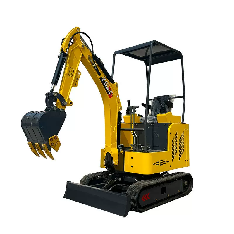 小型挖掘机农用17型果园开荒种植农用挖机市政工程挖掘破碎小挖机
