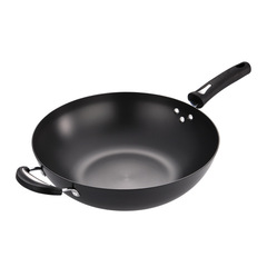 Manufacturer produces aluminum pots, hard oxidized non-stick pots, wok pots and pans, wholesale flat bottom garden bottom woks, one piece drop shipping