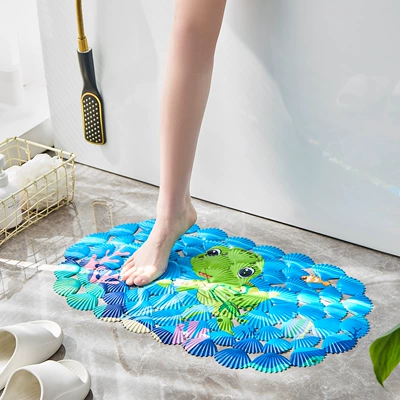 Avtomobil döşəmə paspasları – Pattern Bathroom Non-Slip Floor Mat - pattern-three-3766cm300g