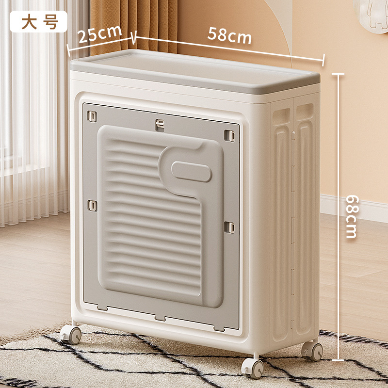 Caja de almacenamiento de juguetes, canasta de almacenamiento, tapa abatible, caja de almacenamiento engrosada de gran capacidad, caja de almacenamiento de cubo de almacenamiento de muñecas para niños domésticos