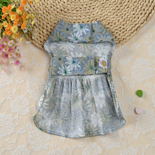 Pet new cat and dog skirts five-color lady skirt streamer skirt princess skirt spring and summer clothes dog clothes pet clothes