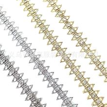 ABS塑料条钻两头尖线钻单条网钻排钻服装辅料帽子工艺品配饰