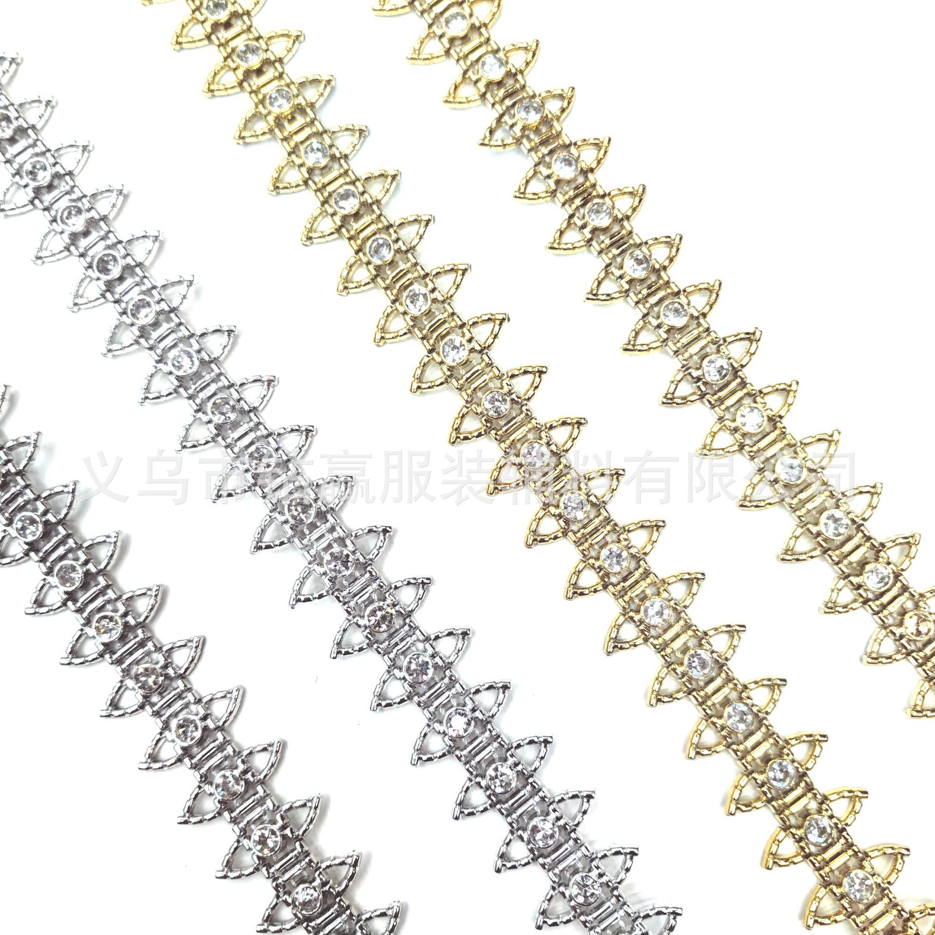 ABS塑料条钻两头尖线钻单条网钻排钻服装辅料帽子工艺品配饰