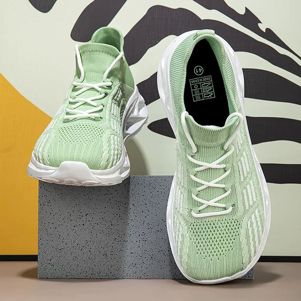 Men's Mesh Breathable Running Shoes, Lightweight, Non-Slip, Wear-Resistant, Casual Walking Sports Shoes, Foreign Trade Export Running Shoes