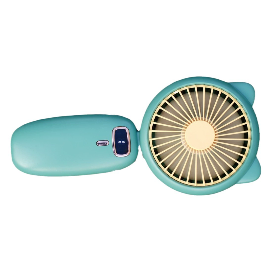 Трансграничный Новый портативный вентилятор 2024 подвесной шейный складной перезаряжаемый настольный вентилятор usb большой ветровой вентилятор четыре передачи