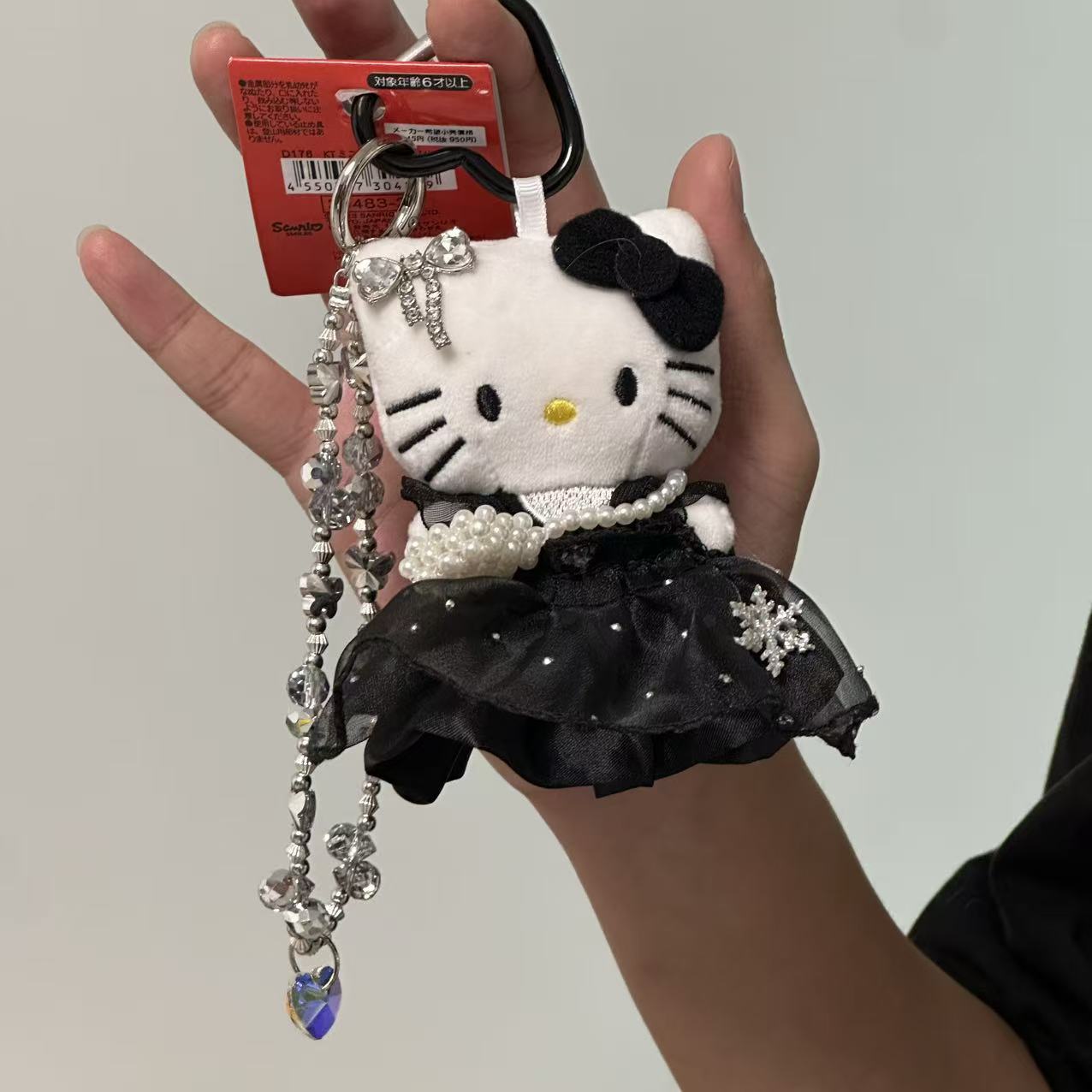 Amor hellokitty muñeca colgante llavero colgante bolsas de regalo bolsas de peluche lindo muñeca colgante lindo