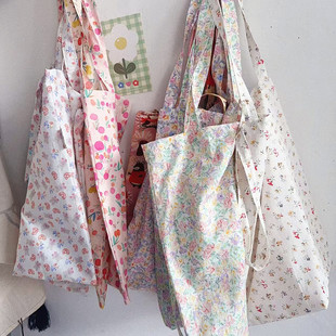 Travel Season Ins Pastoral Style Floral Zoo Series Fabric One-Shoulder Girl and Kidsren's Bag Accessories