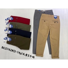 外贸新款男童裤子中大童5Y-14Y休闲长裤儿童潮品休闲裤 boy pants