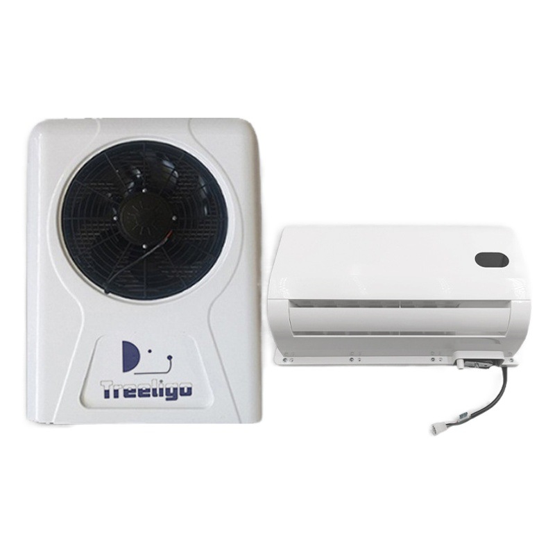Camión de aire acondicionado colgando 24V modificado split refrigeración Aire Acondicionado portátil RV eléctrico comedor coche 12V camión aire acondicionado