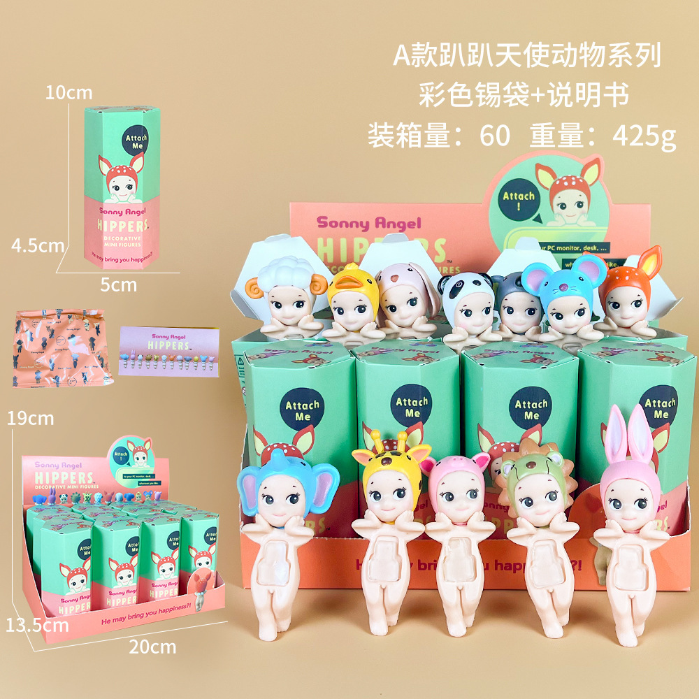 Figuras decorativas transfronterizas – adornos de coche o móvil, muñecos animados hechos a mano, venta por lotes