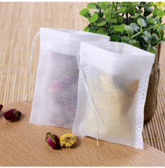 Non-woven drawstring tea bag disposable tea bag decoction seasoning bag soup brine bag traditional Chinese medicine residue filter bag