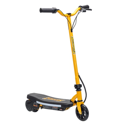 Cross-Border Foreign Trade Best-Selling Model: Flashing Children's Electric Scooter, Foldable Small Mobility Scooter, Electric Vehicle (Qatlanan elektrik skuterlər) - black-yellow