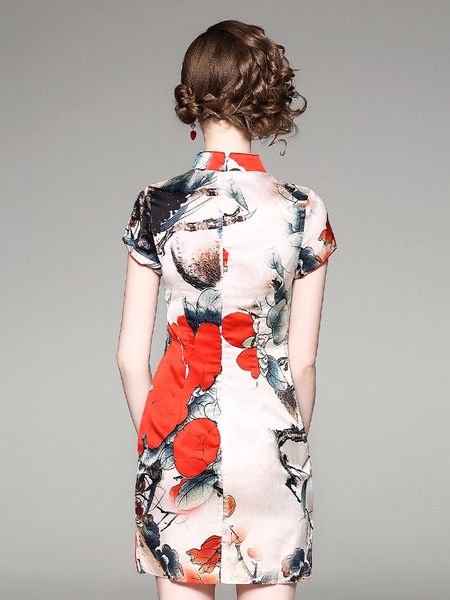 Classic summer retro cheongsam