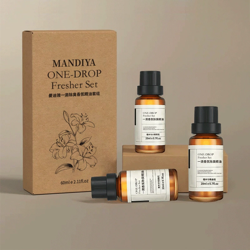 Спот освежитель воздуха для ванной комнаты Mandiya капля аромата дезодоранта эфирного масла подарочная коробка с тремя палками