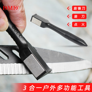 Factory Wholesale Outdoor Tungsten Steel Diamond Knife Grinder Sickle Outdoor Knife Grinding Tool Lighter Grindstone