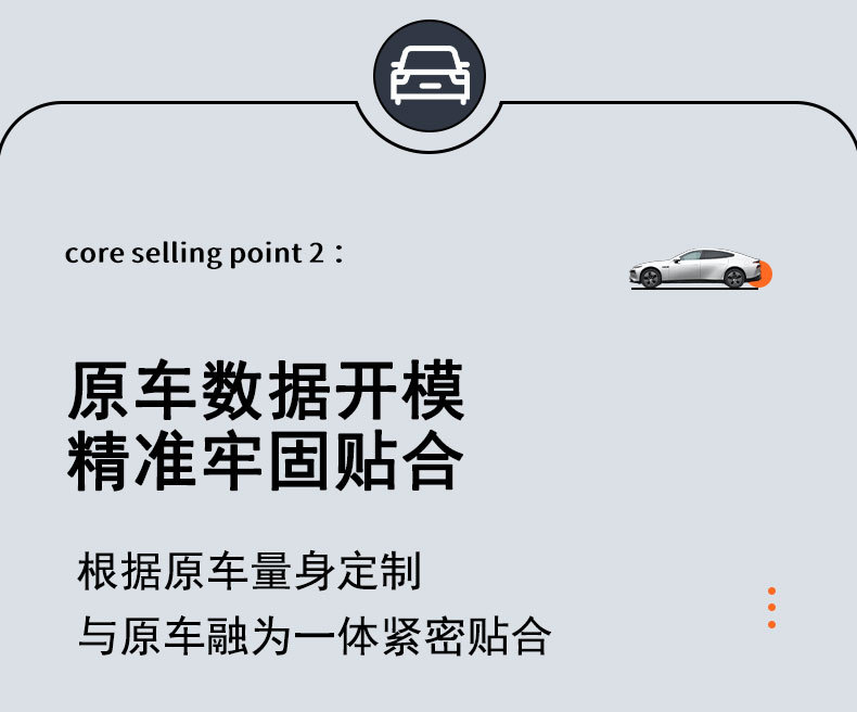 Suitable for Xpeng P7 Modified Blade Style Fixed Wind Sports Rear Wing, Xpeng P7 Special Punch-Free Automotive Supplies