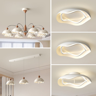 Medieval Persimmon Chandelier French Living Room Lamp Cream Style Bedroom Bauhaus Bedroom Restaurant Retro Lighting Package