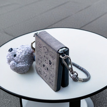 高级灰适用小米mixflip手机壳斜挎挂绳purax链条华为p50 pocket2