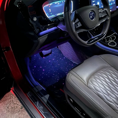Car Carpet Luminous Atmosphere Light Foot Mats