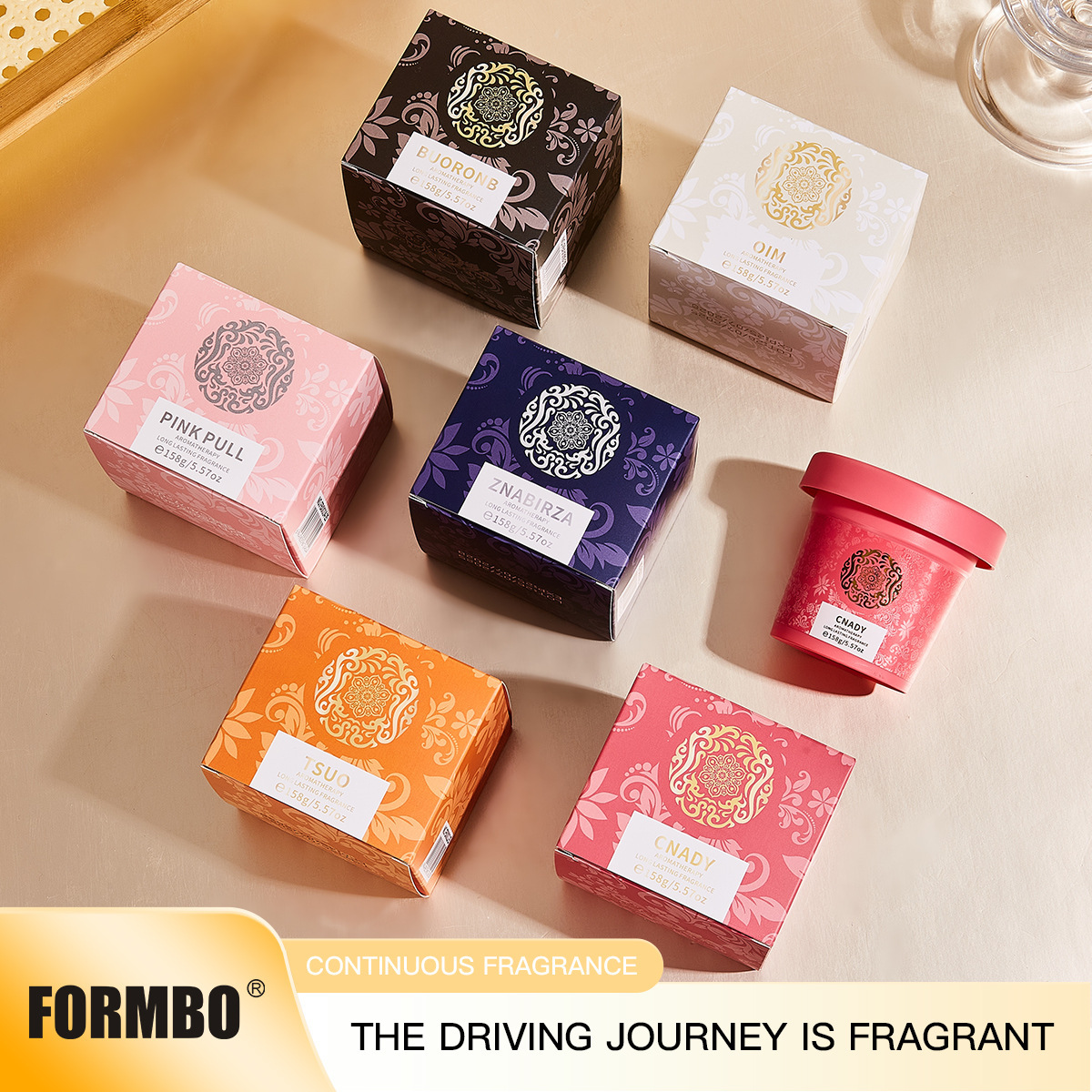Cross-Border Formbo Car Perfume, Car Fragrance, Home Fragrance, Long-Lasting Fragrance, Popular Fragrance Balm in the Philippines