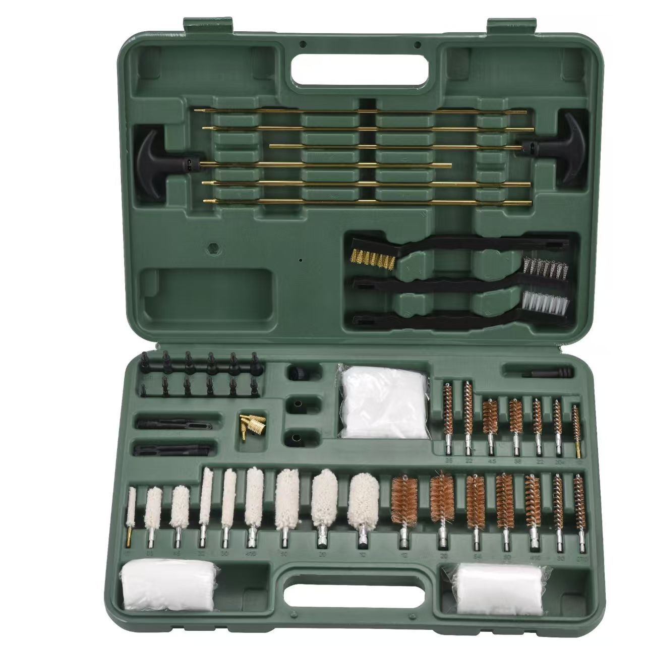 Juego de cepillos de limpieza transfronterizos al por mayor para Amazon, herramientas de mantenimiento y limpieza para armas de fuego y tuberías, herramientas multifuncionales para limpieza de armas domésticas.