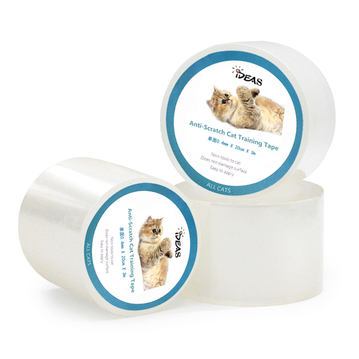 PET anti-gato rasguño perro cinta de protección contra arañazos PET transparente resistente al desgaste protector de muebles anti-rasguño perro