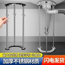 不锈钢台下盆支撑架卫生间浴室柜陶瓷厨房水三角支架托架