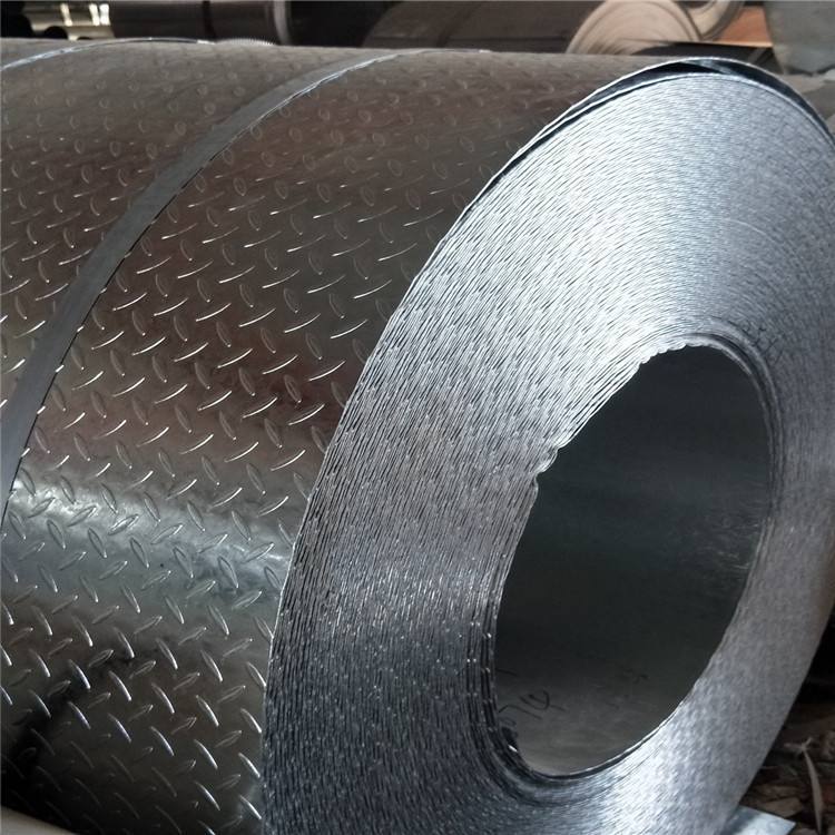 贵州厂家批发 镀锌花纹板 电梯防滑用花纹钢板 车厢花纹板