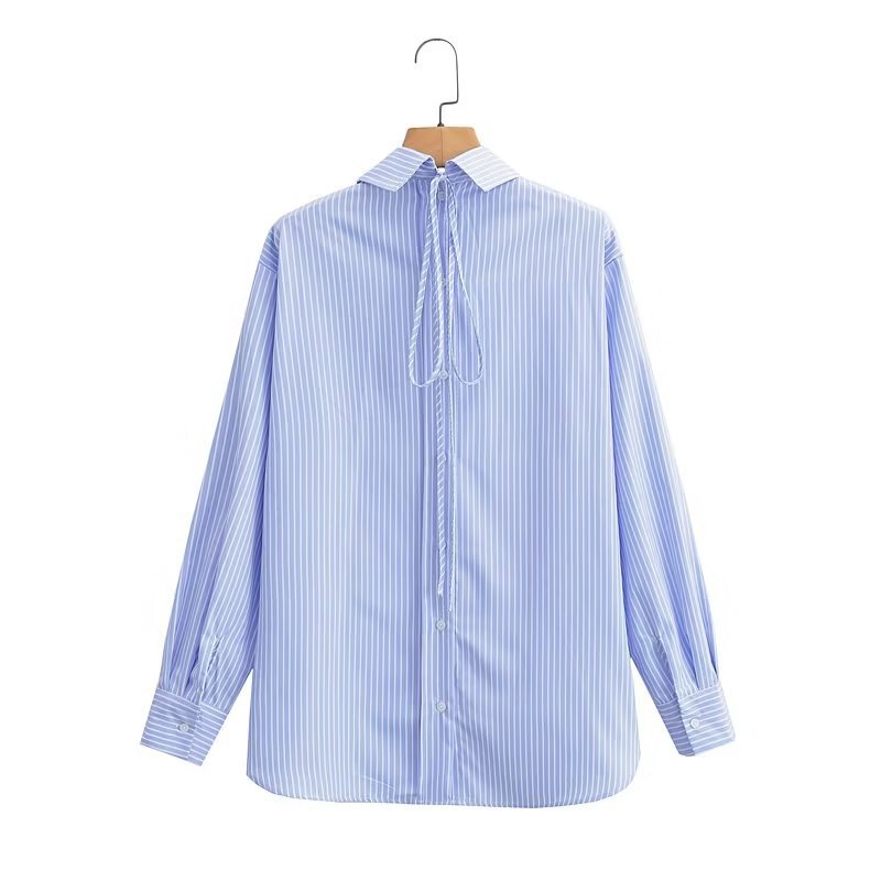 Striped Shirt Back View
