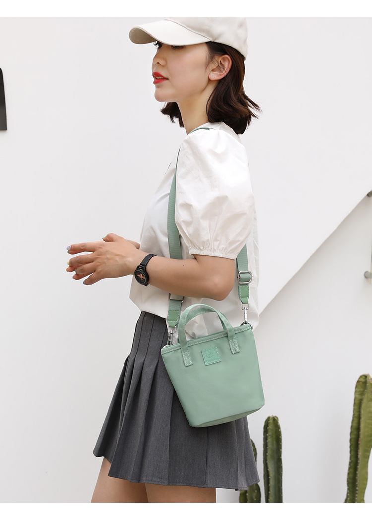 Crossbody bag, women's fashionable and trendy single-shoulder bag, street cool and versatile bucket bag, commuting waterproof phone bag, handbag undefined
