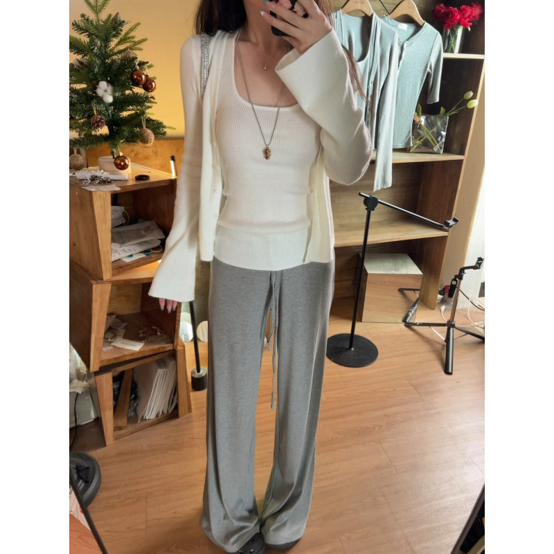 热卖10000+ ~很舒服的垂垂裤 莱赛尔天丝版～无口袋 黑色|undefined