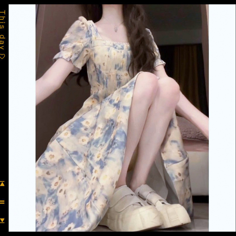 라이트 블루 [반팔 원피스/고품질] 재고 있음