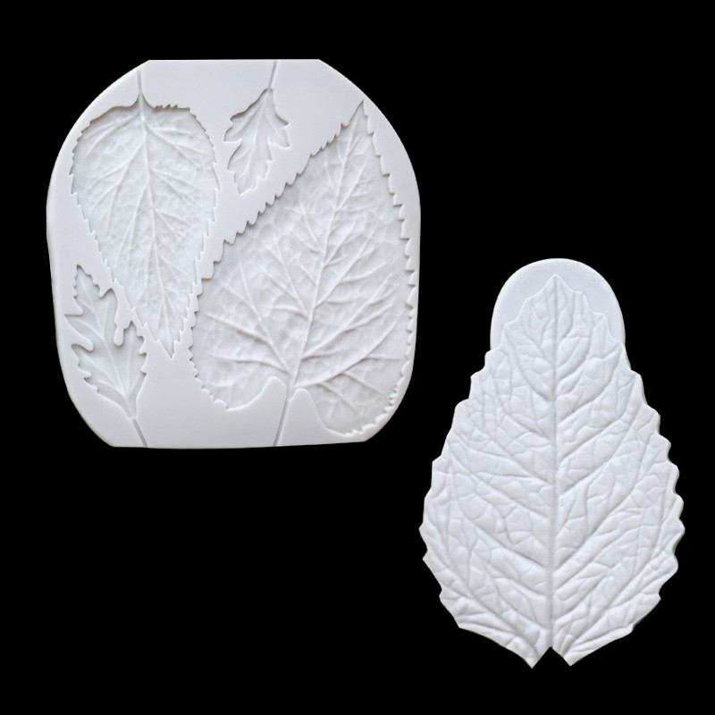 2 piezas flor artificial hoja girasol Margarita hoja fondant molde de silicona ritmo seco postre hornear molde de chocolate